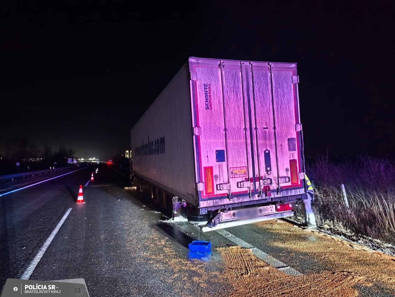 Dopravné obmedzenie na diaľnici D2 smerom do Česka