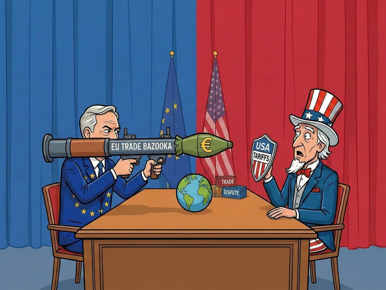 Európa zvažuje použitie obchodnej bazuky proti USA