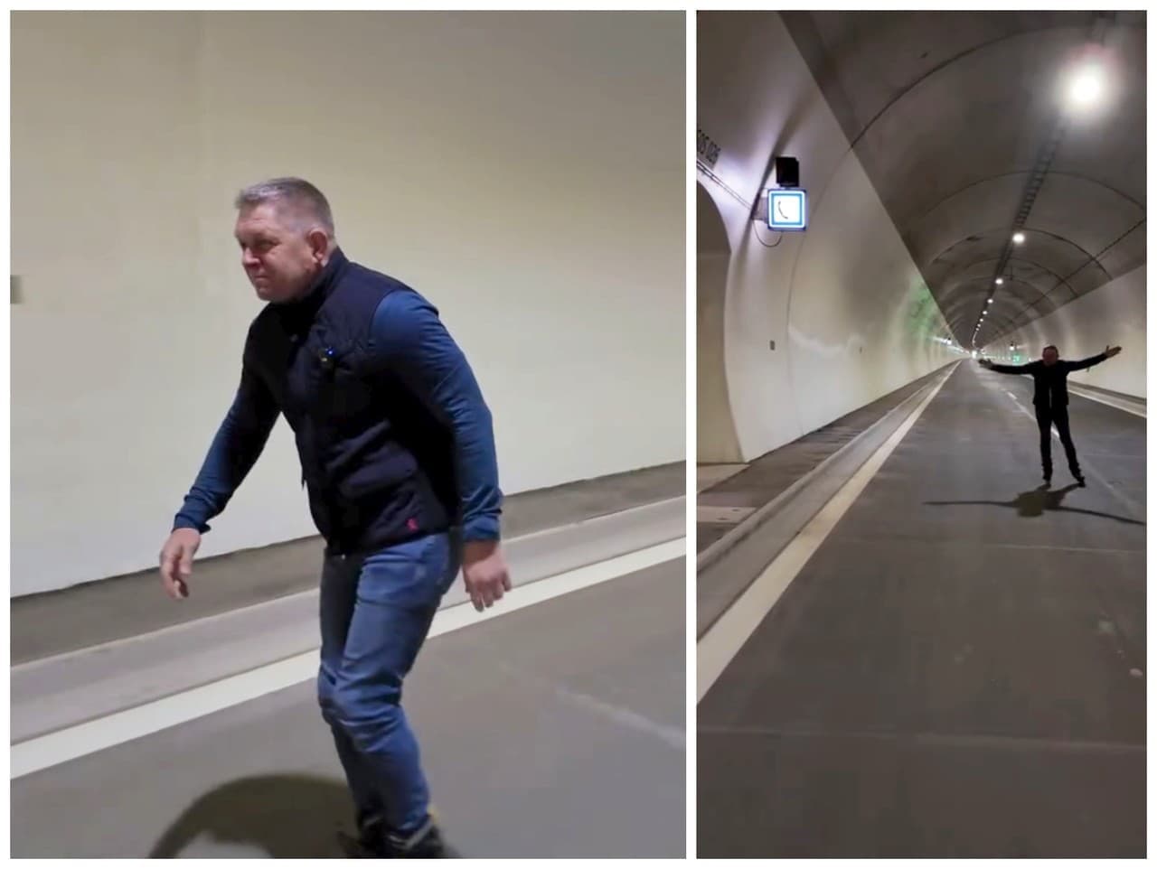 Tunel Višňové otvorený po 27 rokoch: Fico ho prekorčuľoval na kolieskach