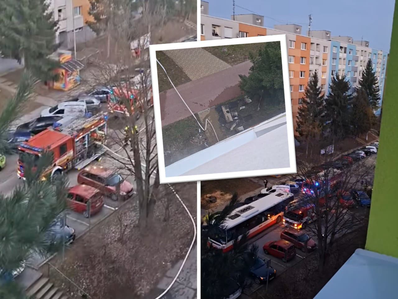 Požiar v Sásovej: Hasiči zachraňovali uväznených obyvateľov