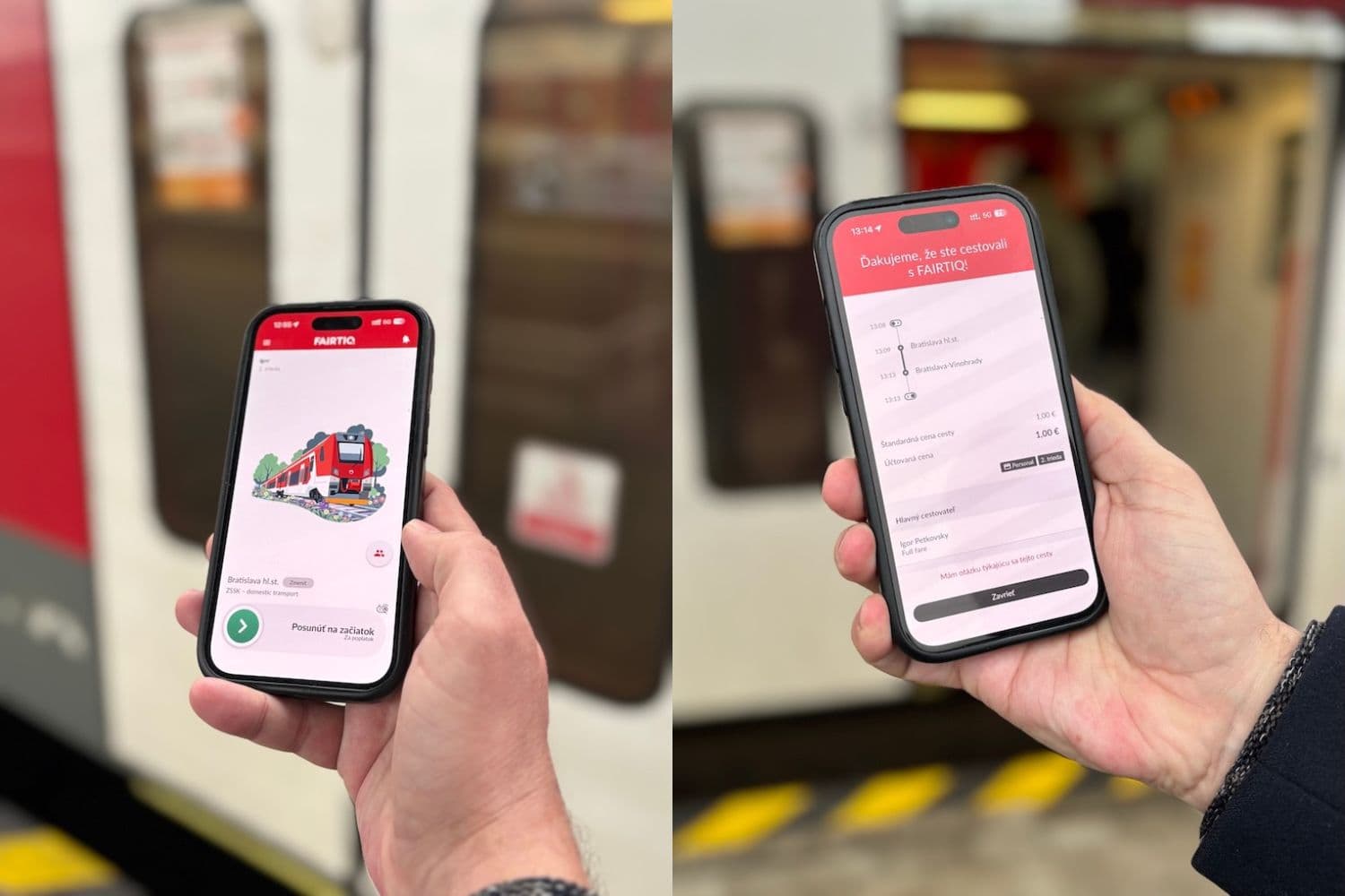 ZSSK spustila revolučnú aplikáciu FAIRTIQ pre jednoduchšie cestovanie