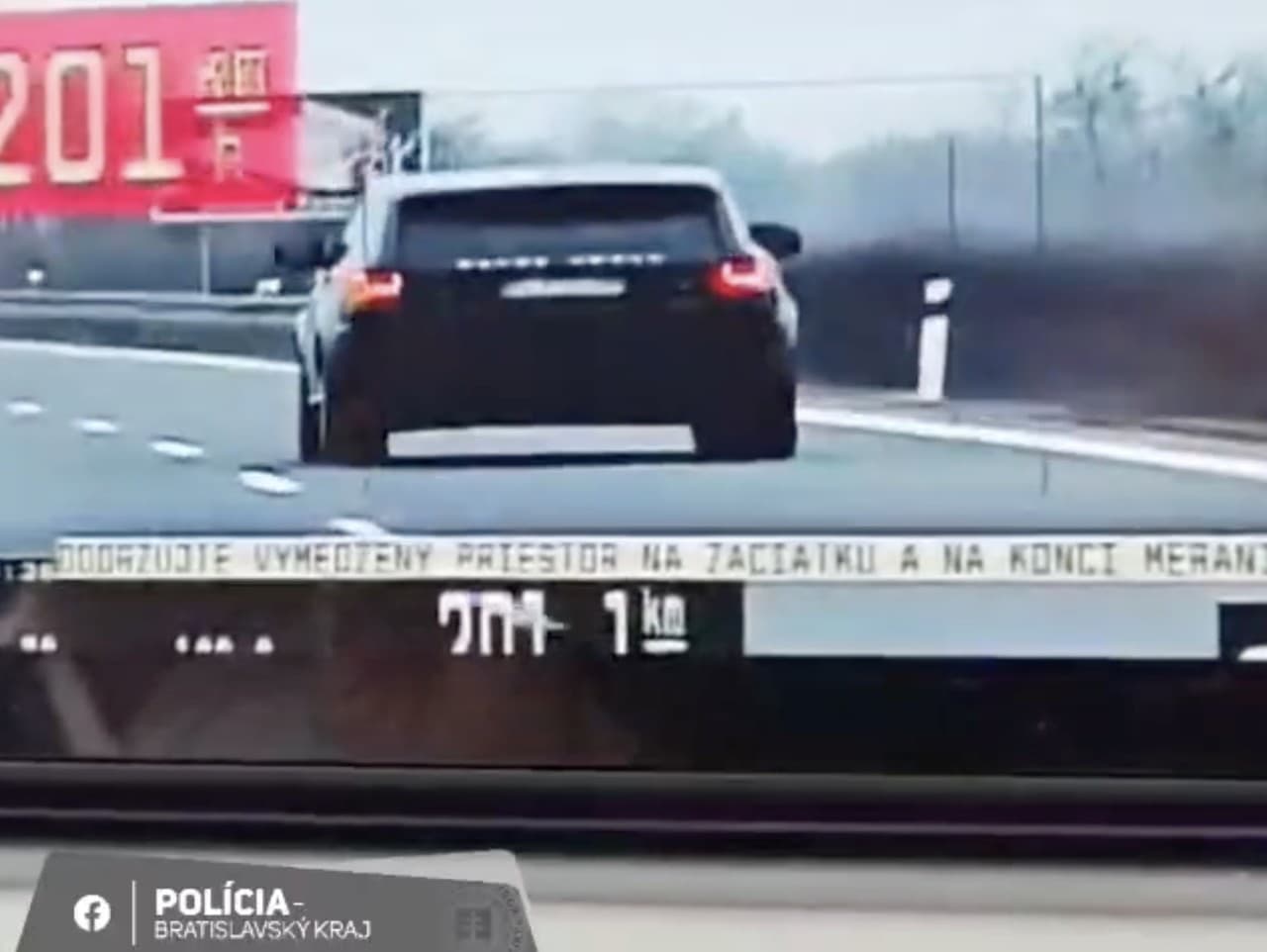 78-ročný vodič šokoval na D1: Rýchlosť 201 km/h