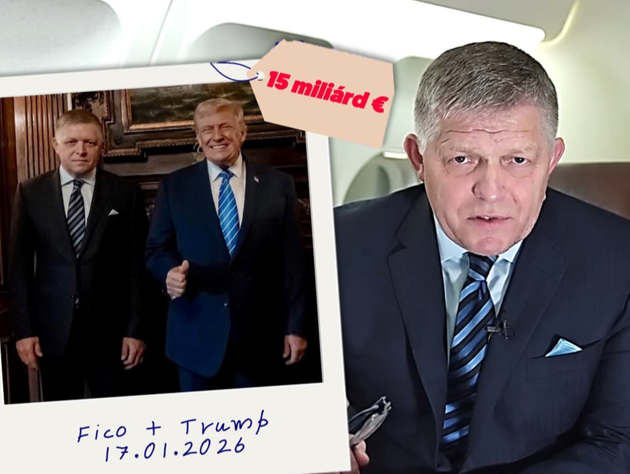 Fico a Trump: Opozícia varuje pred 15-miliardovým záberom