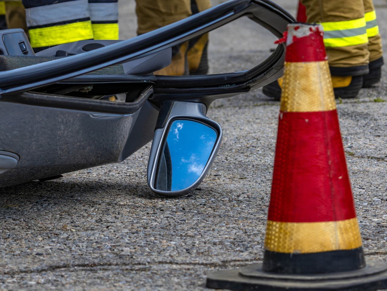 Dopravná nehoda na D1 pri obci Hybe