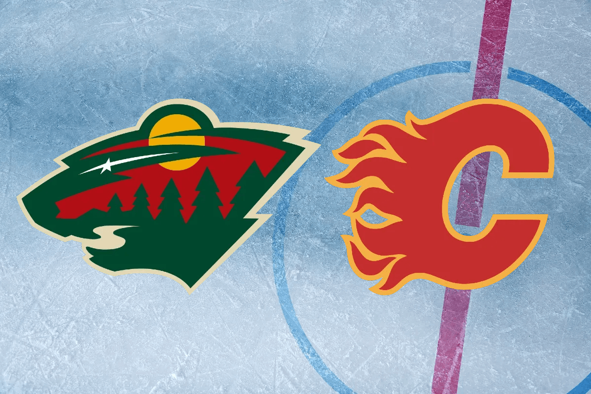 Samuel Honzek v akcii: Minnesota Wild vs. Calgary Flames