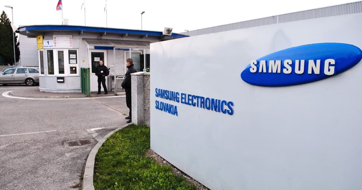 Samsung končí výrobu na Slovensku: Ministerstvo predstavuje plán pomoci