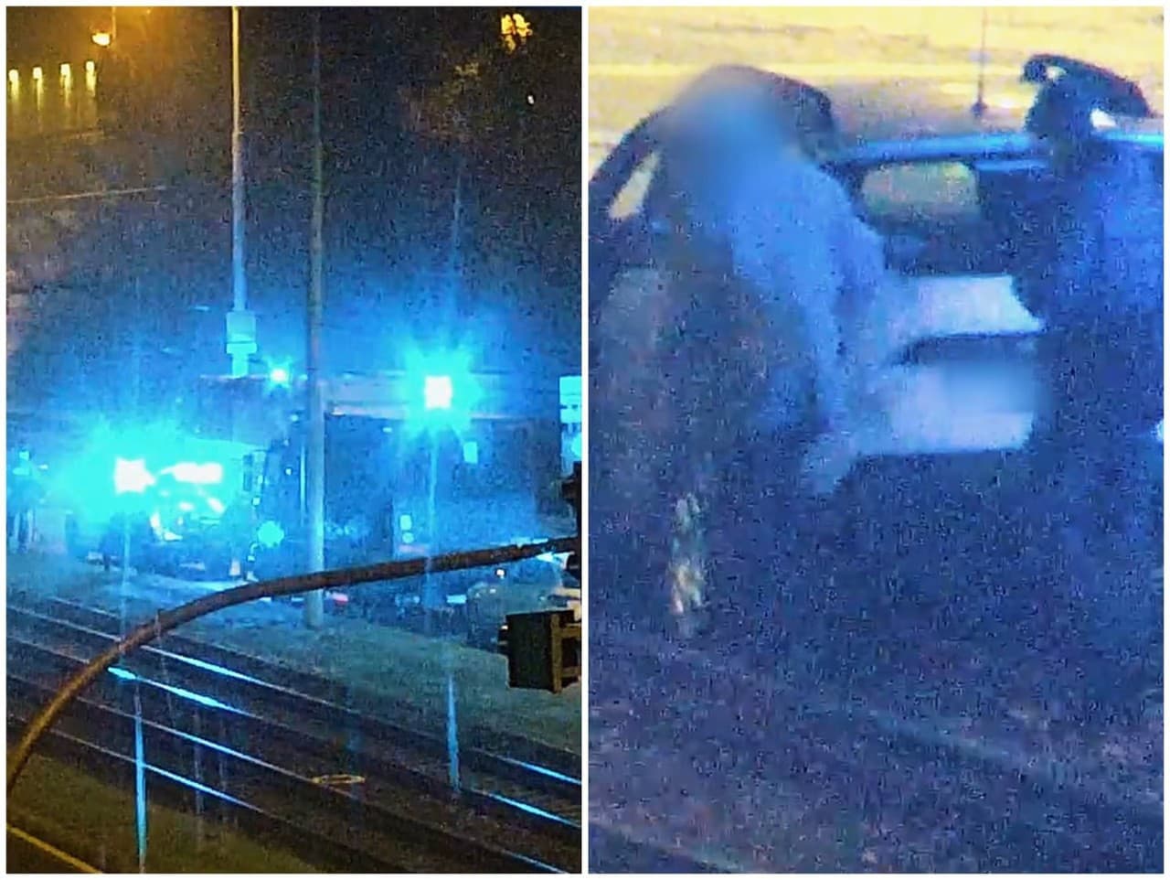 Dôchodca v Plzni vošiel autom na električkovú trať