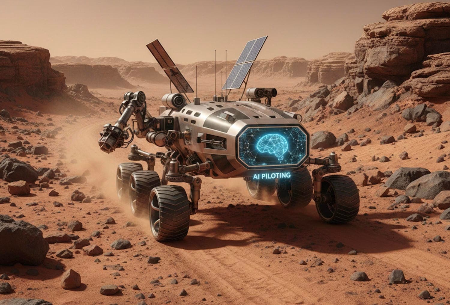 AI riadila rover Perseverance na Marse: Nová éra prieskumu vesmíru