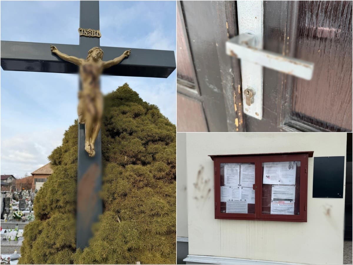 Vandalizmus na cintoríne pri Nitre: Polícia žiada o pomoc
