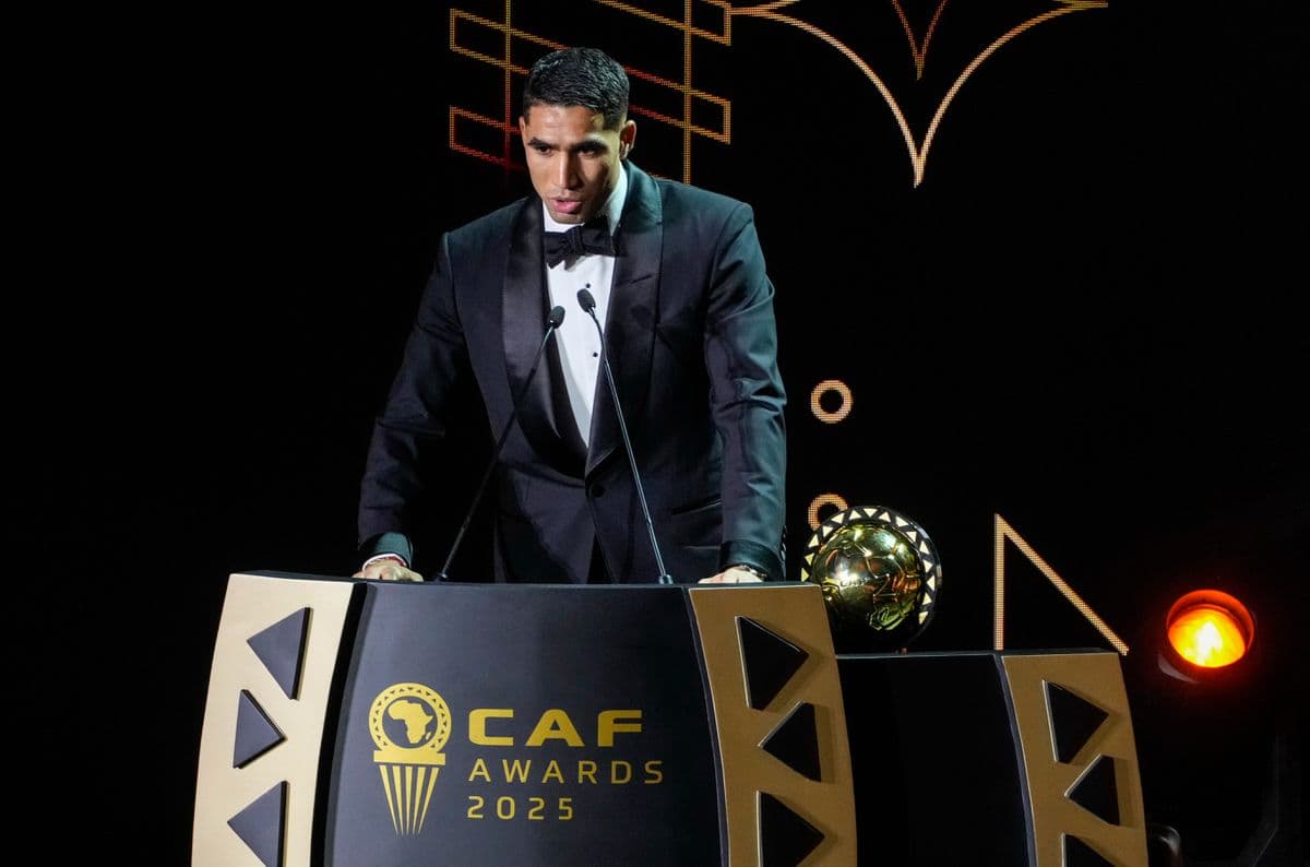 Achraf Hakimi víťazom ceny Afrického futbalistu roka