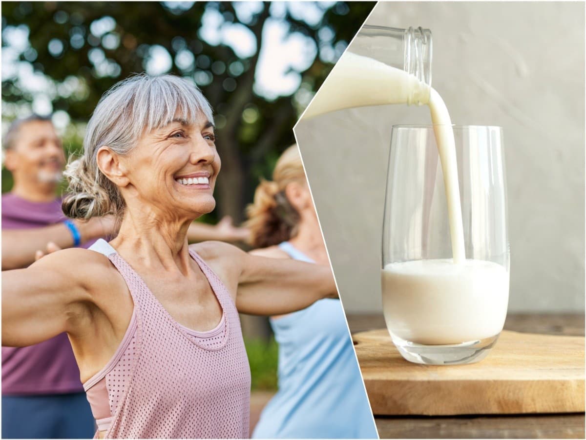 Mlieko po cvičení: Tajomstvo zdravých kostí pre seniorov