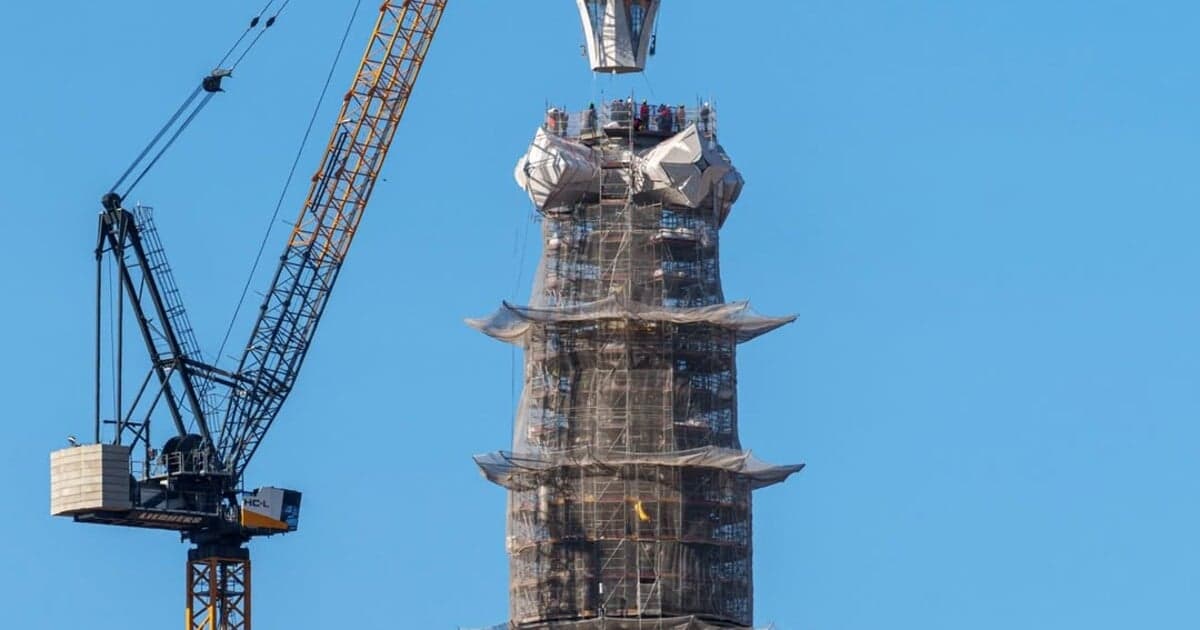 Sagrada Familia dosiahla historický míľnik: Posledná časť na vrchole
