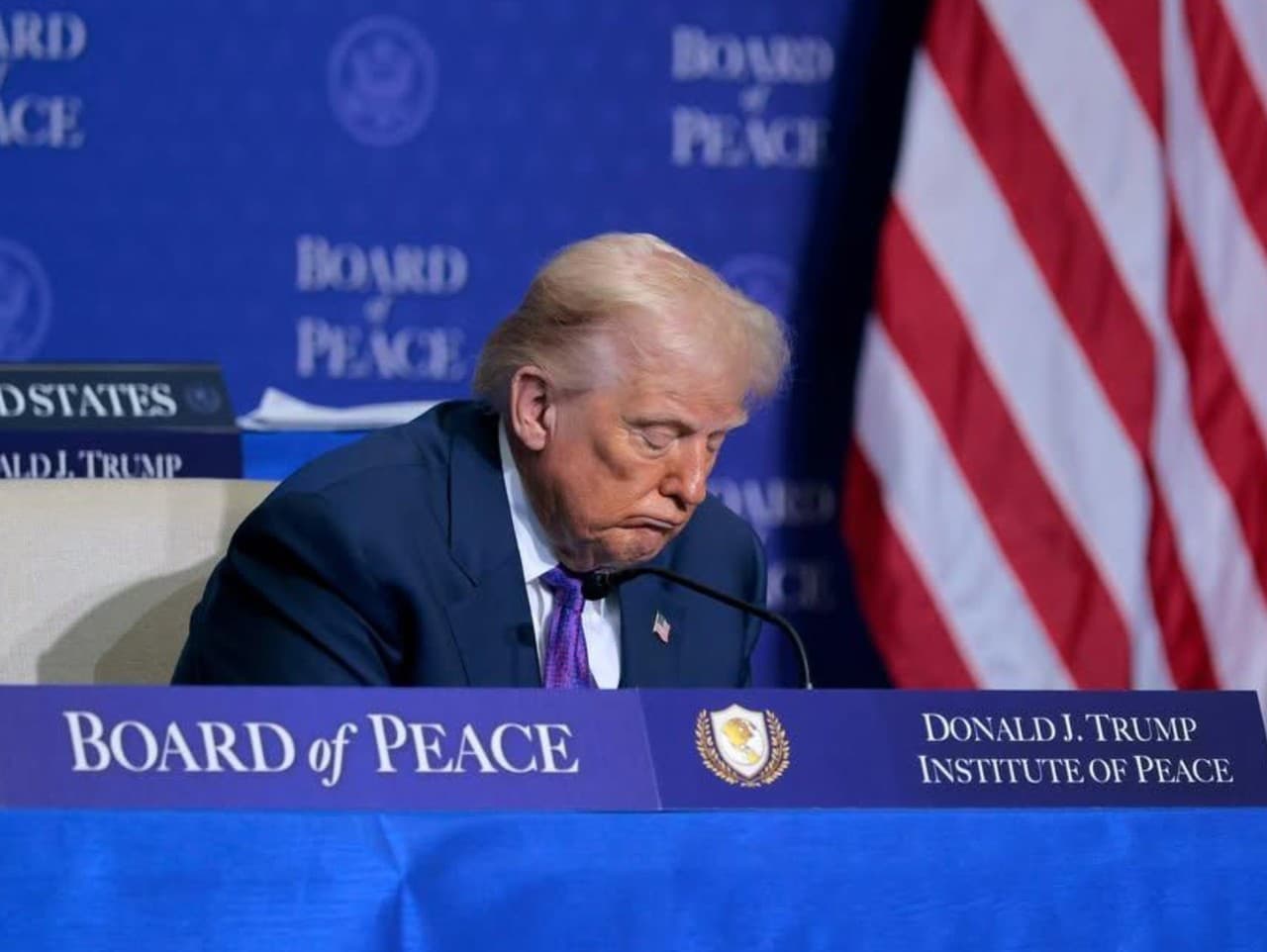 Trumpova nepozornosť na Rade mieru vyvoláva obavy