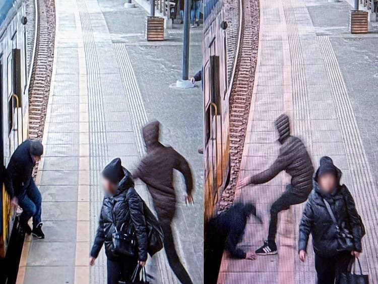 Žena odmietla pomoc seniorovi, ktorý spadol pod vlak v Poľsku