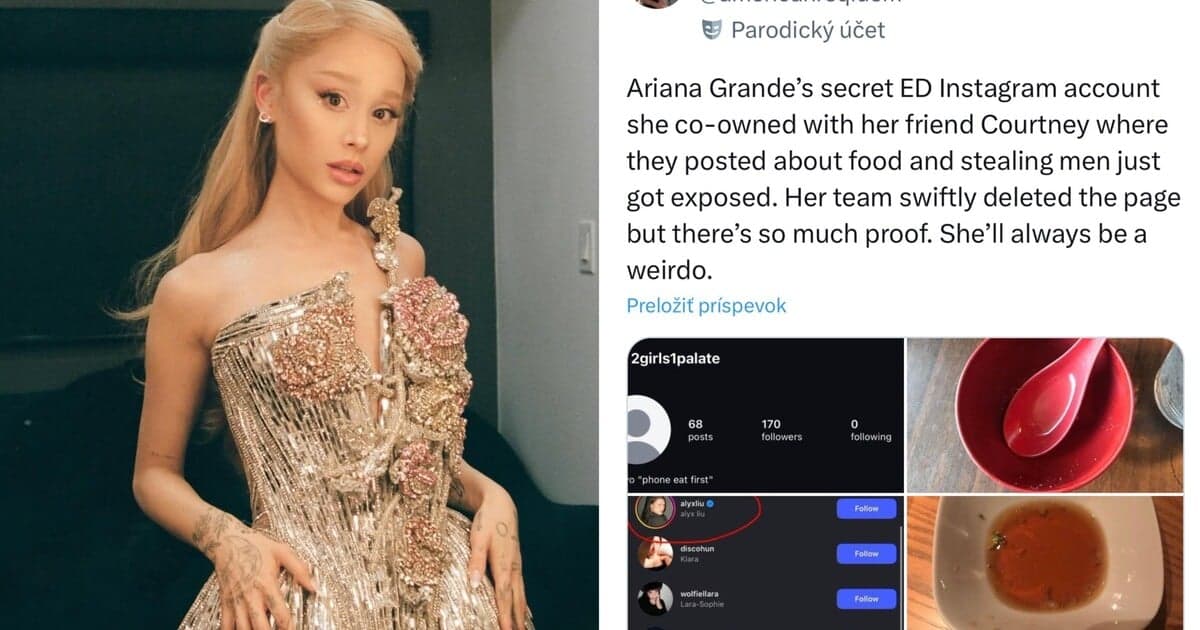 Ariana Grande a tajný Instagram: Špekulácie o vzťahoch a jedle