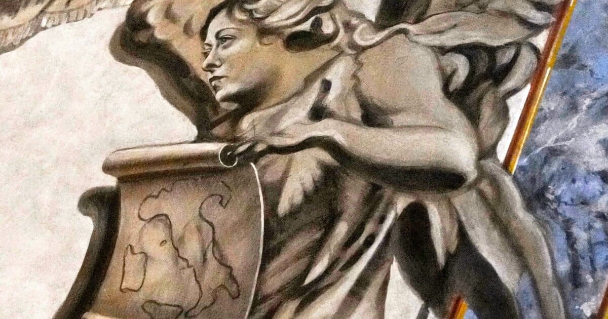 Freska v Ríme: Anjel s podobou premiérky Meloniovej šokuje verejnosť