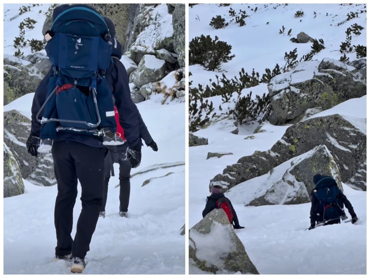 Šokujúce VIDEO z Tatier: Rodičia v teniskách s deťmi na strmom svahu