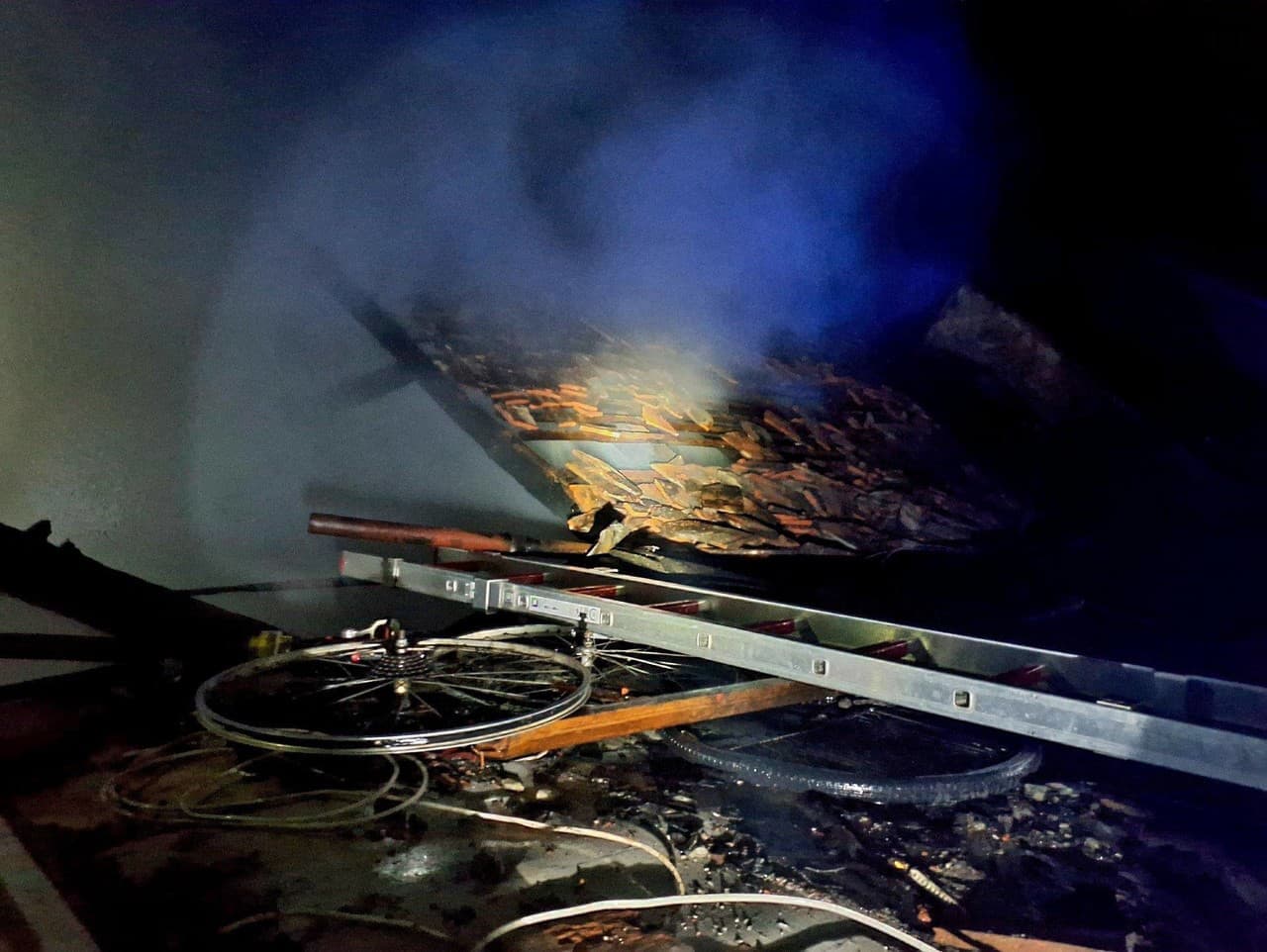 Nočný požiar v Šaštíne-Strážach spôsobil škodu 25-tisíc eur