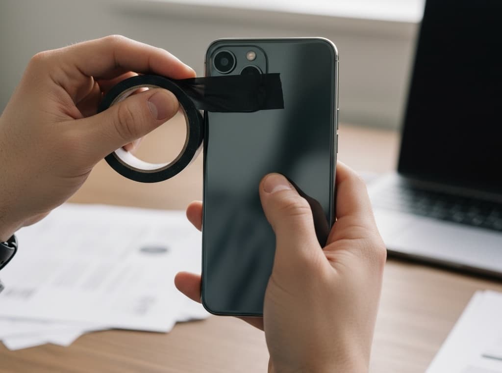 Čierna páska na smartfónoch: Nový trend v ochrane súkromia