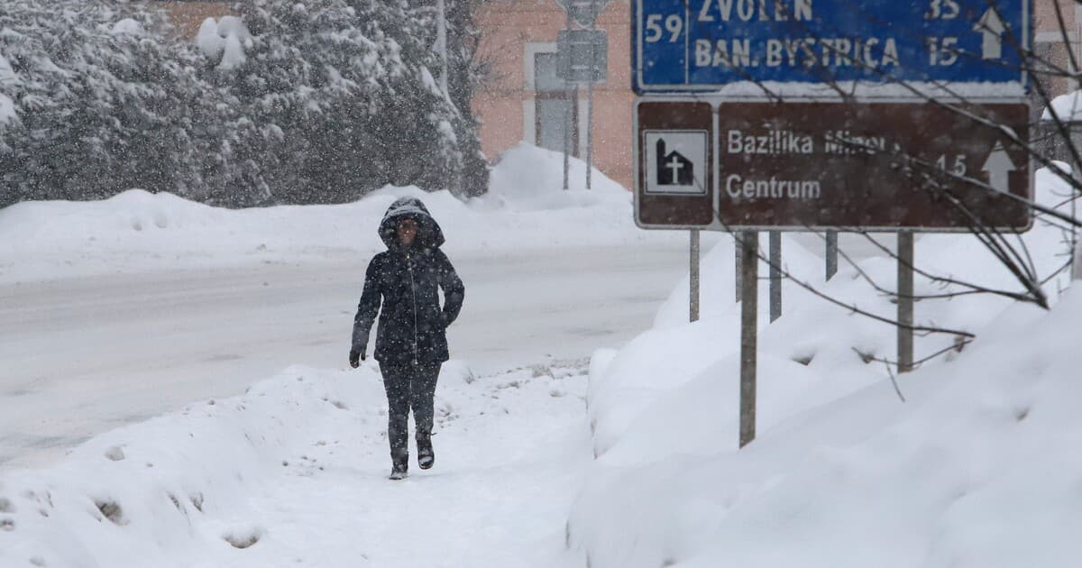 Slovensko čaká sneh a mrazy na konci roka
