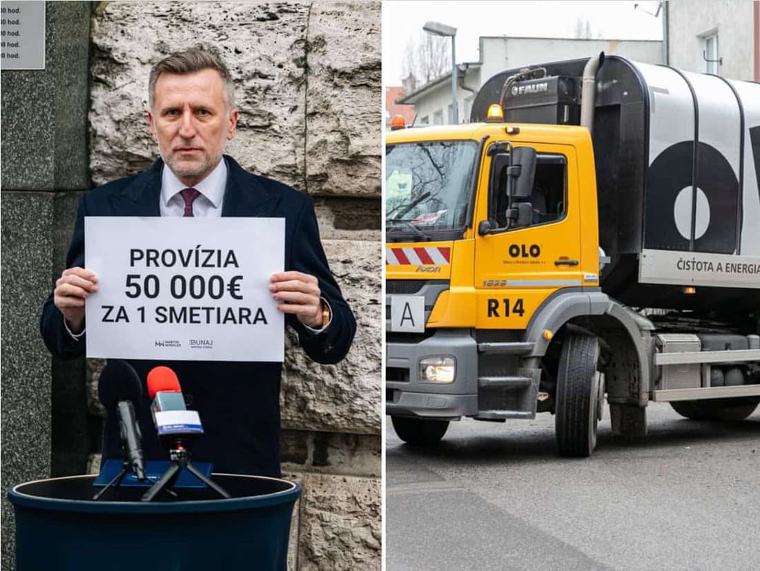 Bratislava má najdrahších smetiarov na svete, tvrdí Winkler