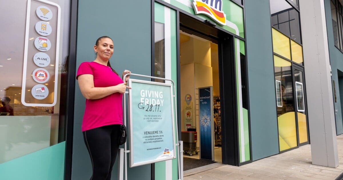 Giving Friday: Nákupy, ktoré pomáhajú druhým