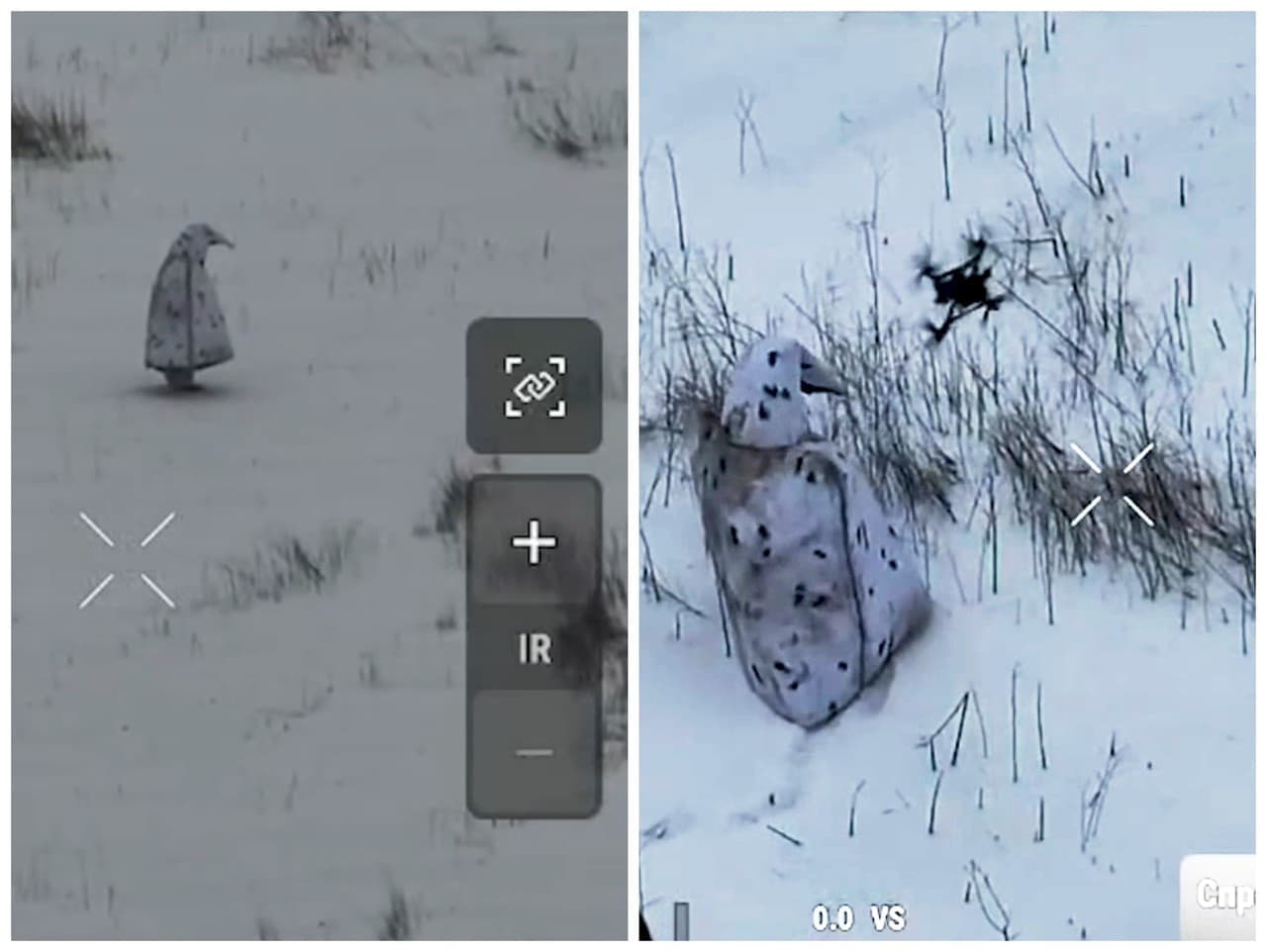 Groteskná kamufláž ruského vojaka na Ukrajine: Prezliekol sa za tučniaka