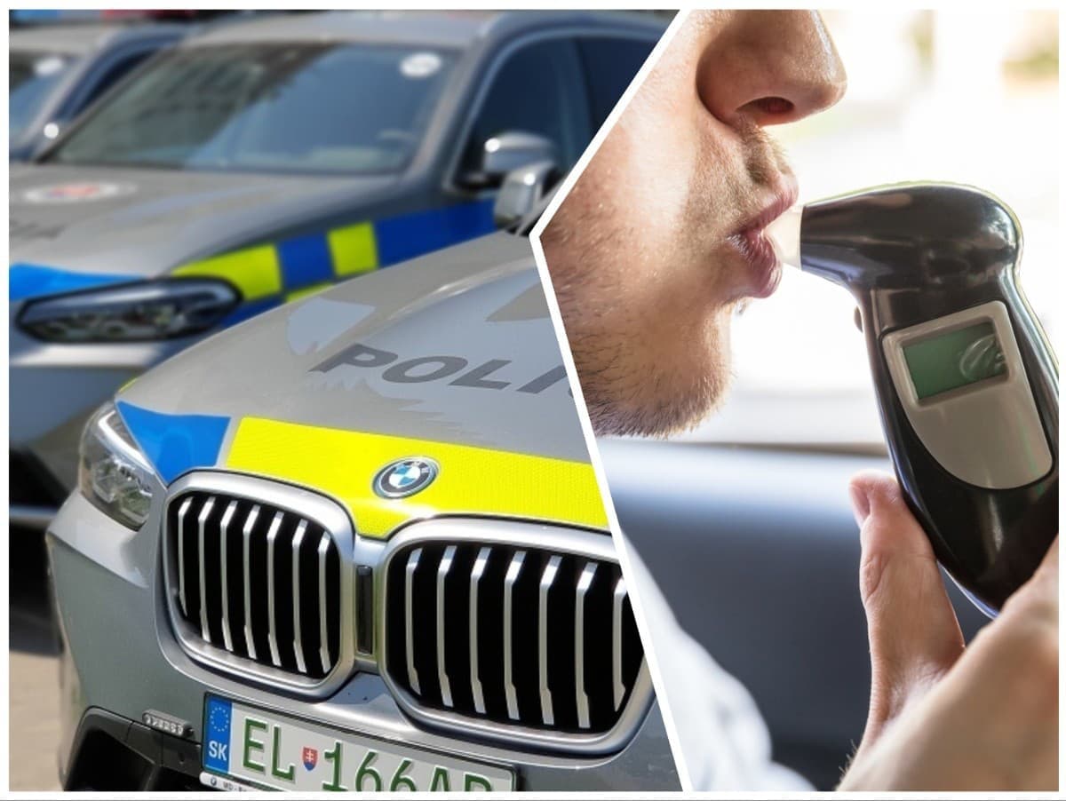 Muž s deťmi za volantom: Nafúkal vyše 1,5 promile