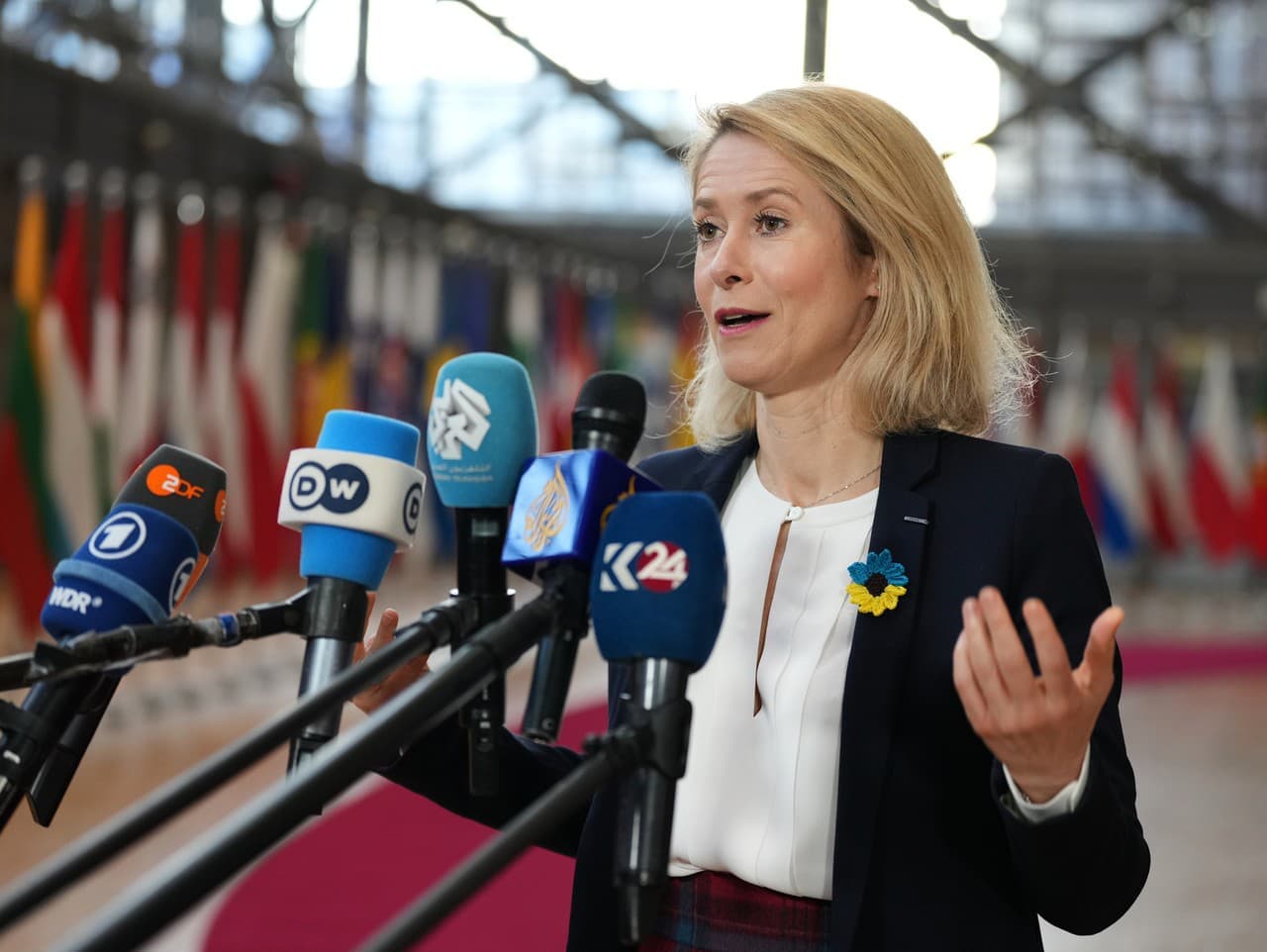 Kaja Kallasová varuje pred rizikom otvorenia druhého frontu v Libanone