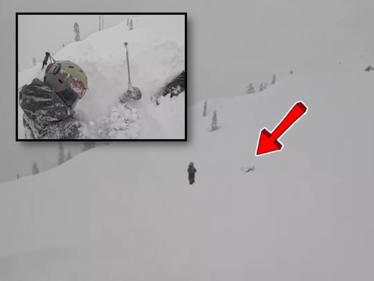 Dramatická záchrana lyžiara po páde lavíny v Kalifornii