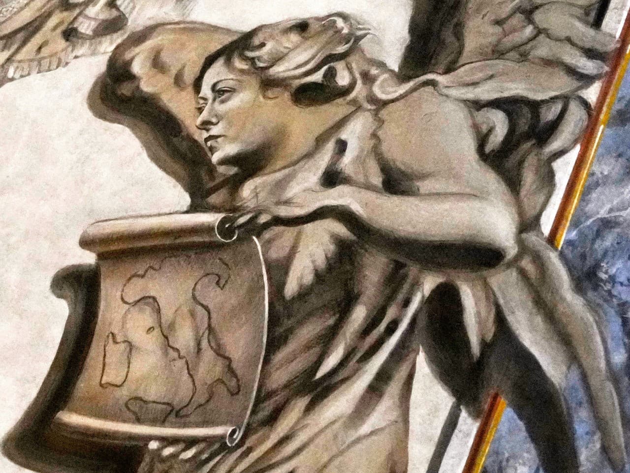 Freska s podobou Meloniovej vyvolala rozruch, Vatikán zasahuje