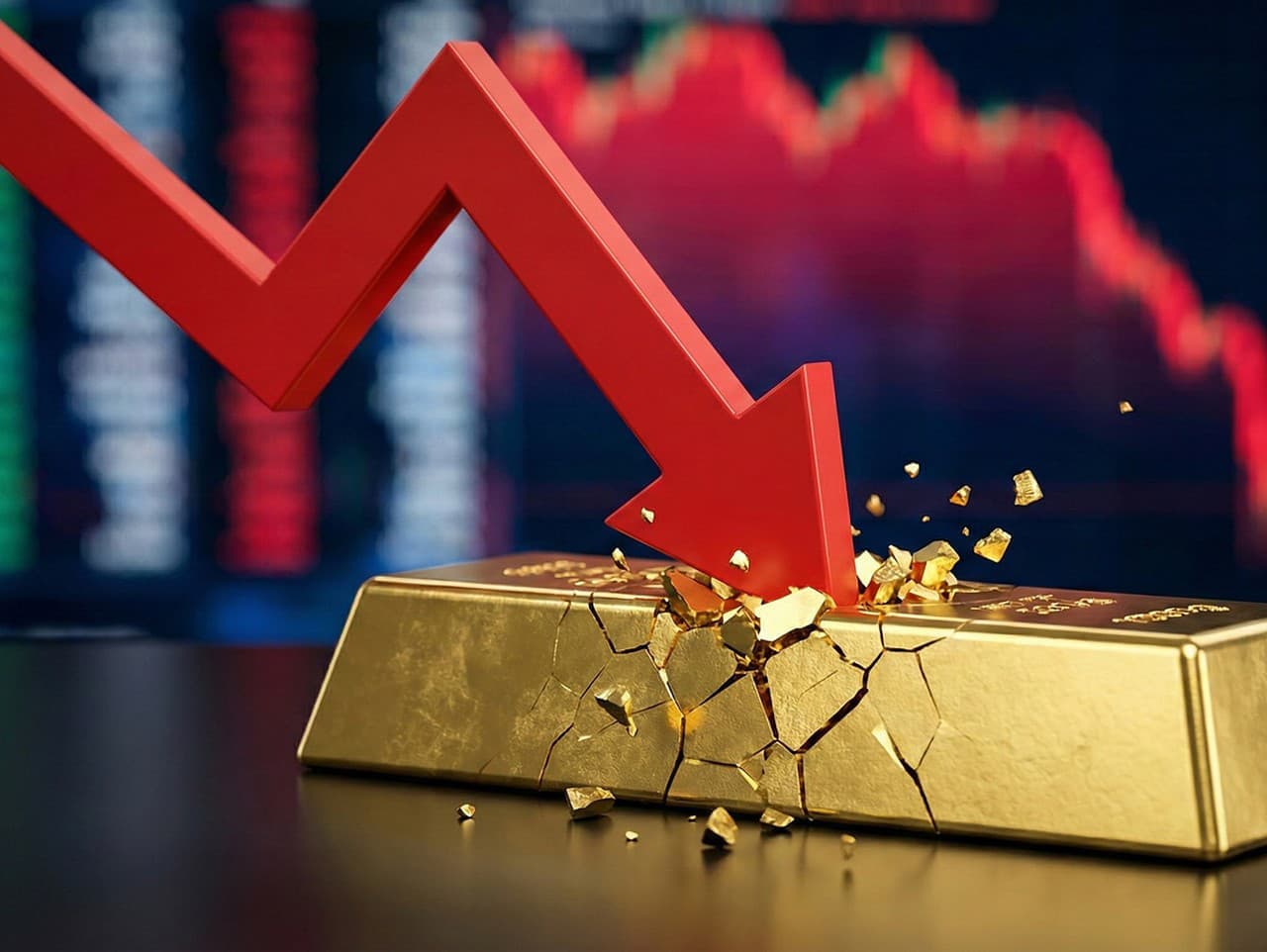 Zlato a striebro zažívajú najhorší prepad za 40 rokov