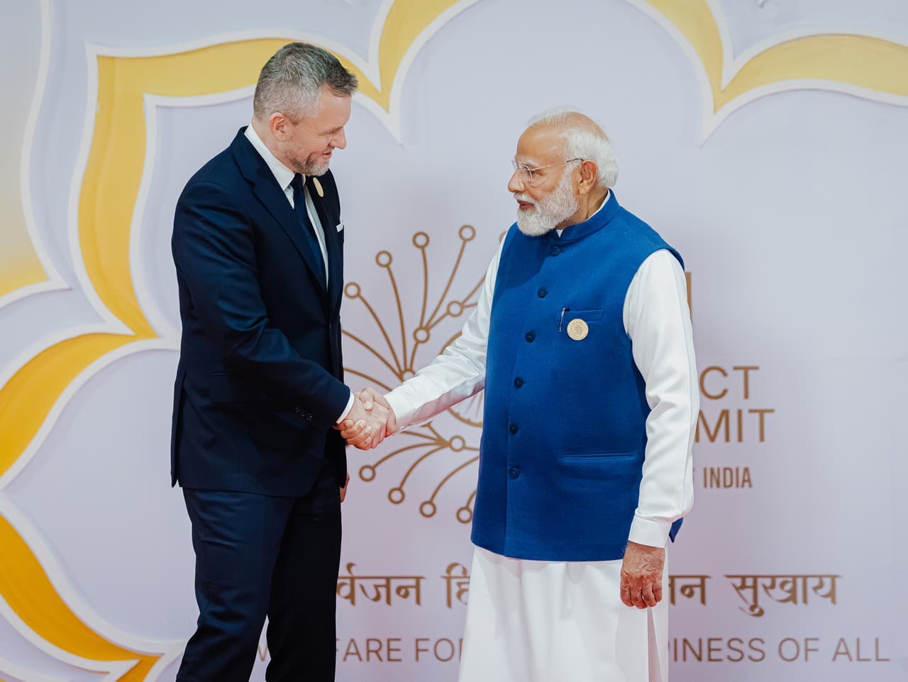 Historické prijatie: Pellegrini sa stretol s indickým premiérom