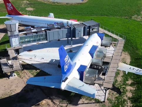 Luxus budúcnosti: Hotel v lietadle v Argentíne