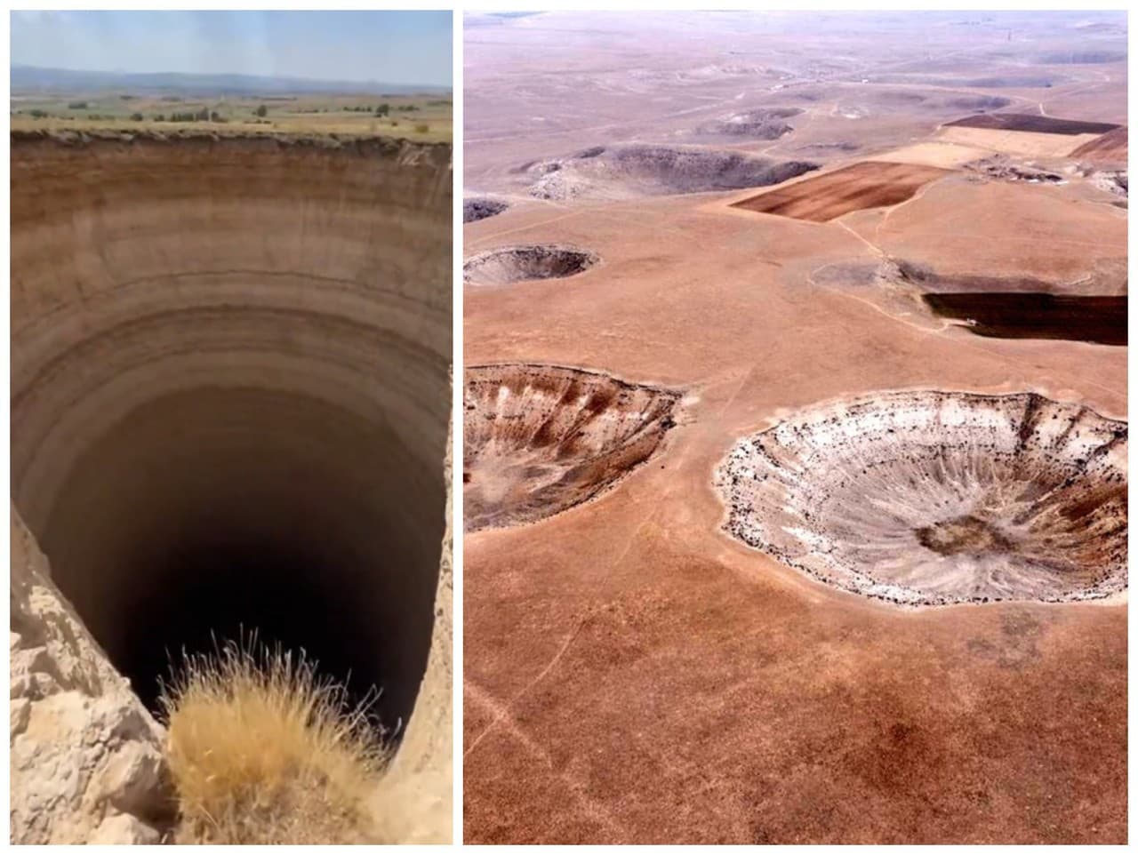 Gigantické prepadliny ohrozujú farmárov v Turecku