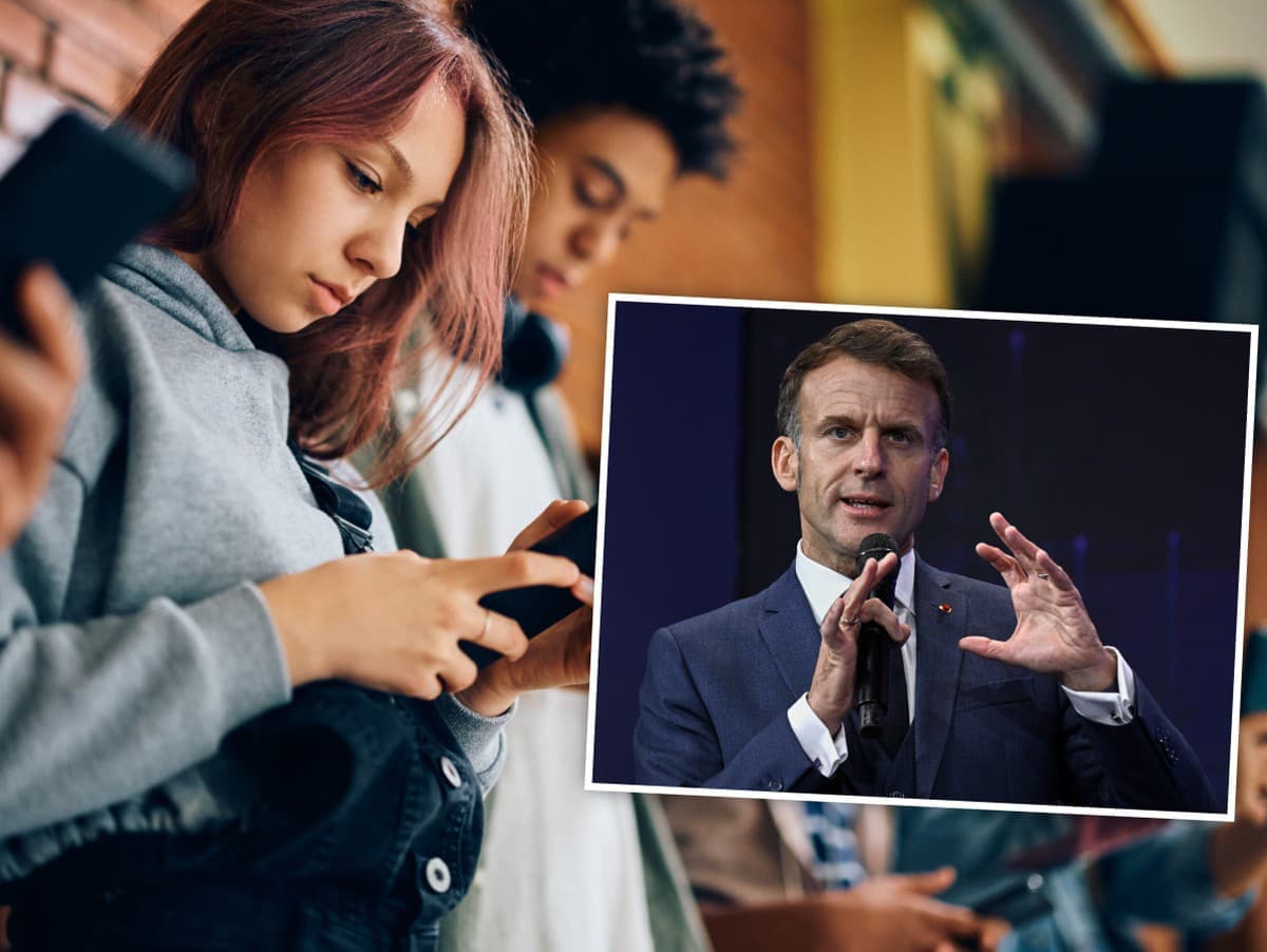 Macron navrhuje zákaz sociálnych sietí pre deti do 15 rokov