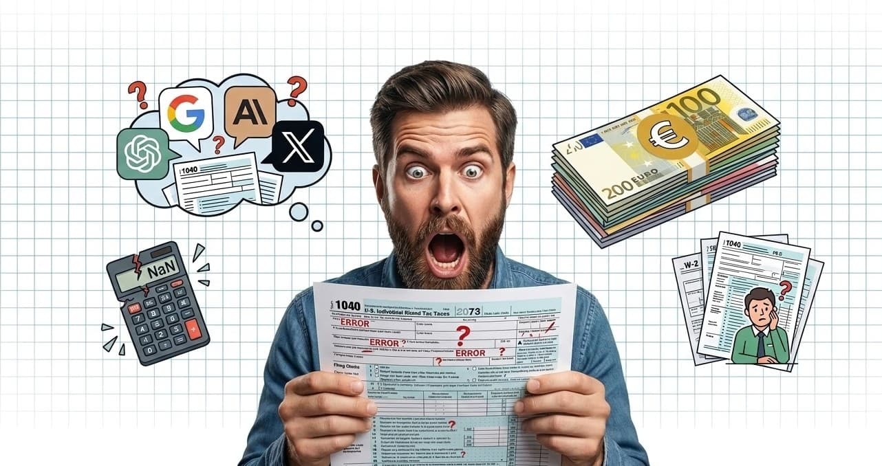 AI četboty zlyhávajú pri daňových priznaniach: Chyby za tisíce dolárov