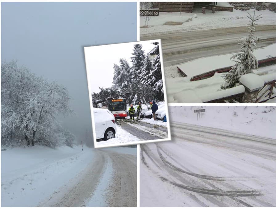 Počasie znova narušilo dopravu: Sneženie a hrozba povodní
