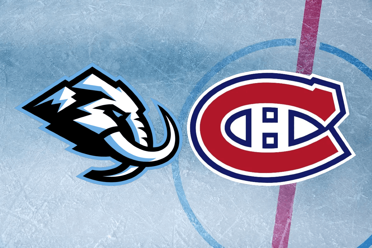 Juraj Slafkovský v akcii: Utah Mammoth vs. Montreal Canadiens