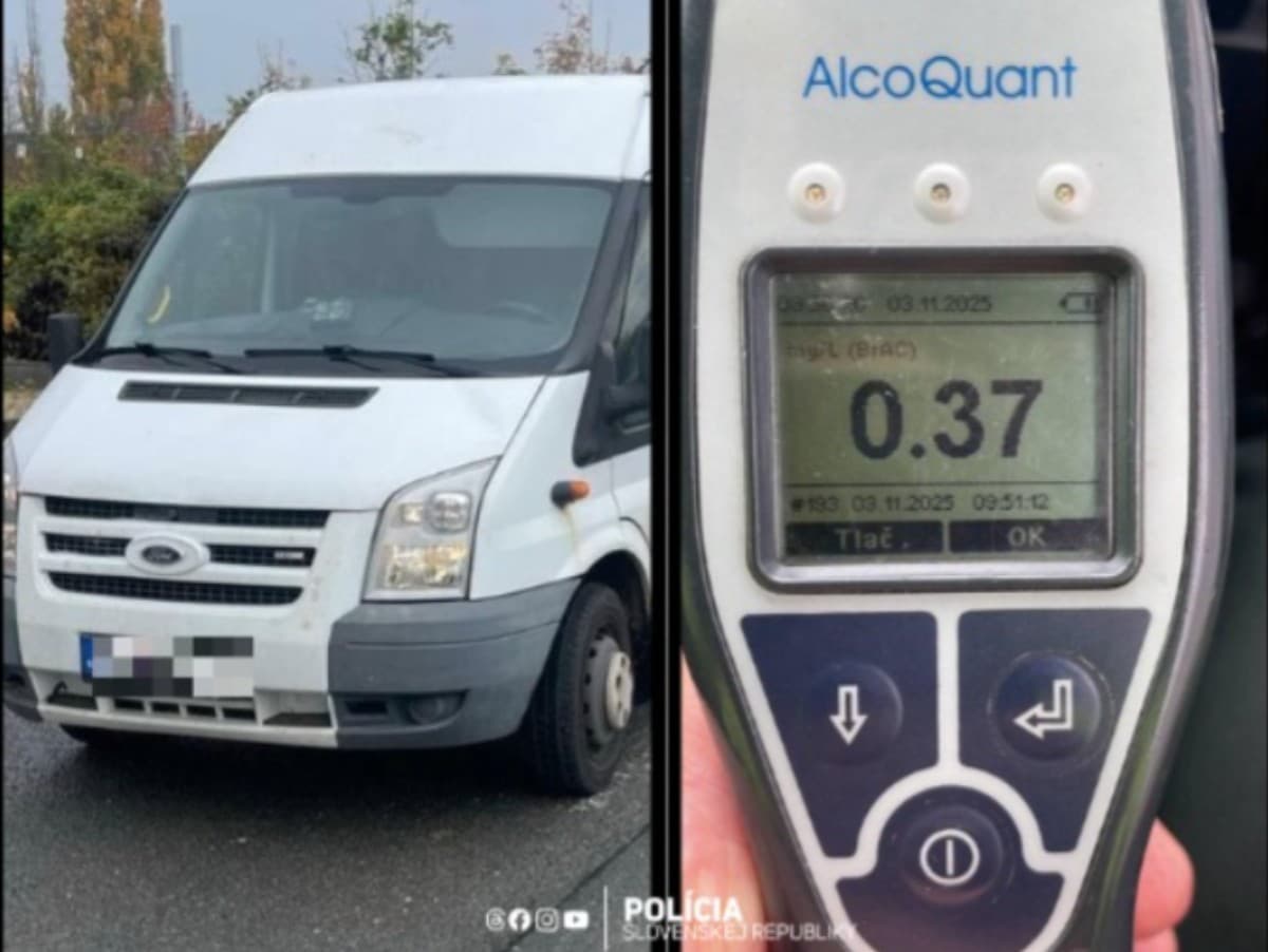 Opitý vodič ohrozil 14 detí na východe Slovenska