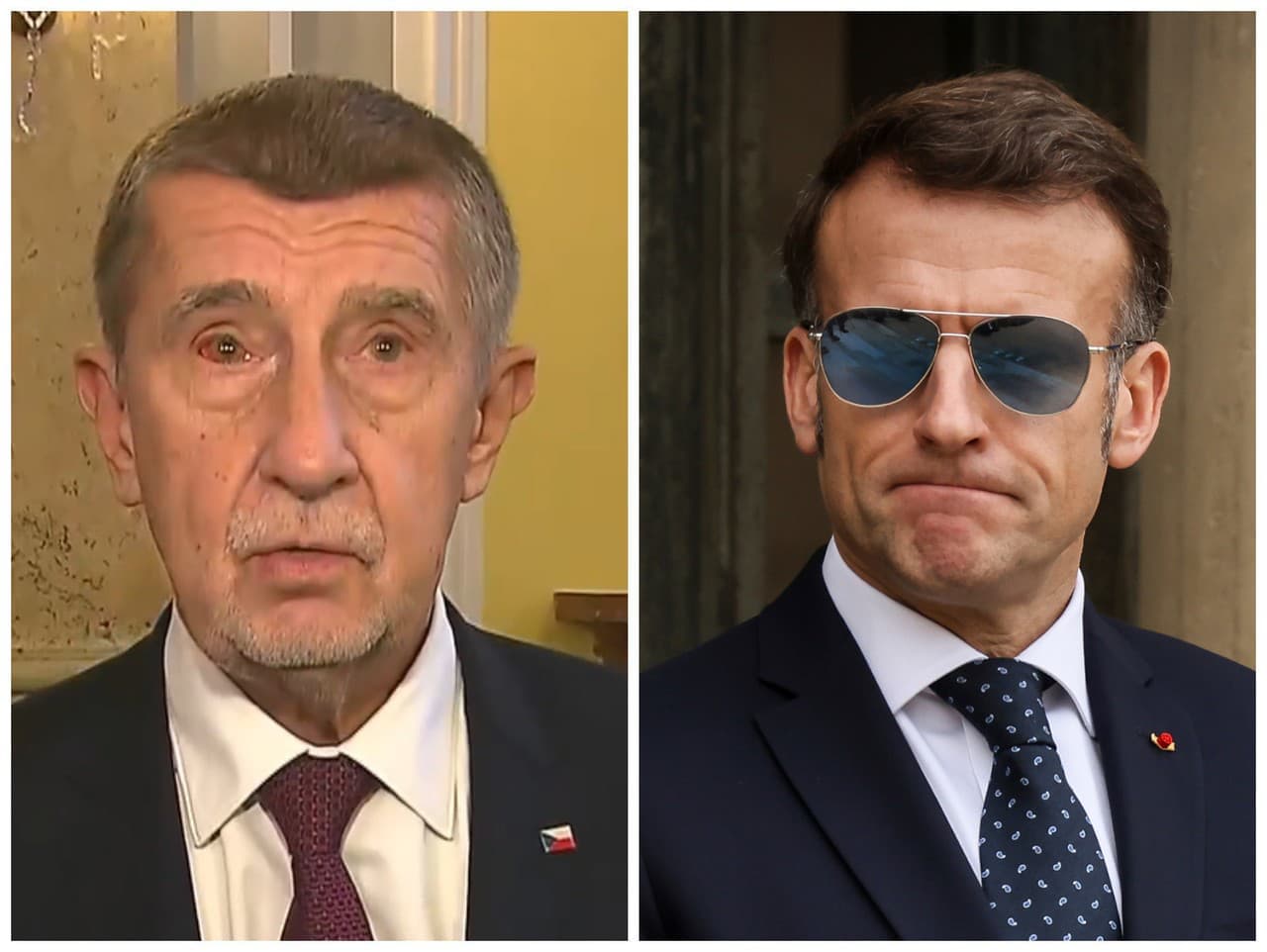 Babišovo krvavé oko: Podobnosť s Macronom šokuje verejnosť