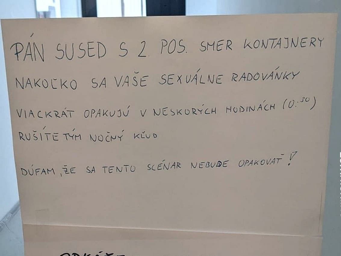 Susedská výmena názorov: Hlučné radovánky a prekvapivá odpoveď