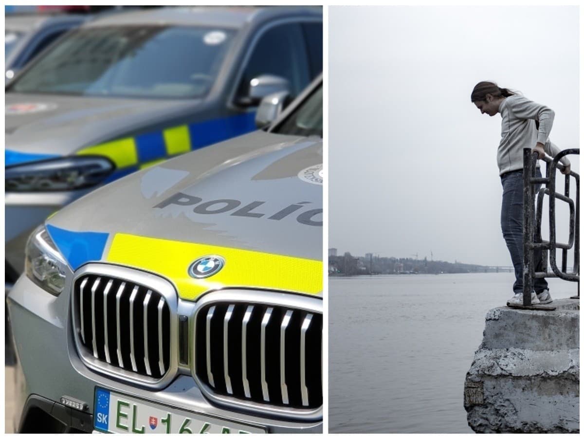 Záchrana ženy po skoku z mosta do Dunaja v Bratislave