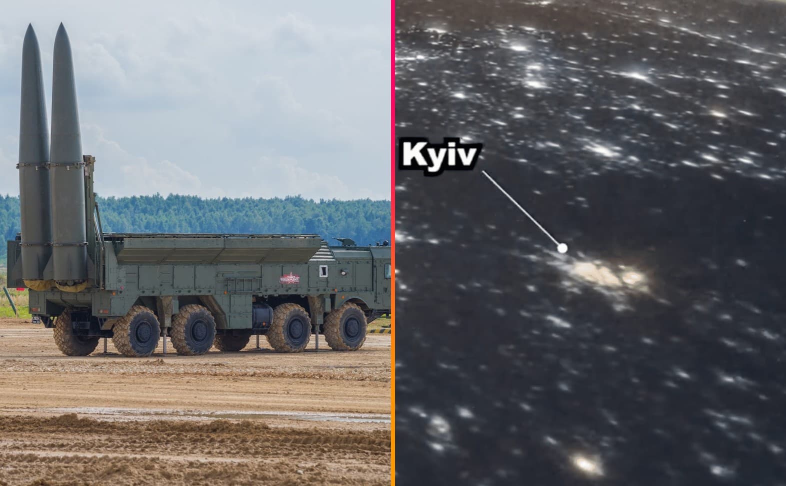 Astronaut z ISS zachytil bombardovanie Kyjeva na video