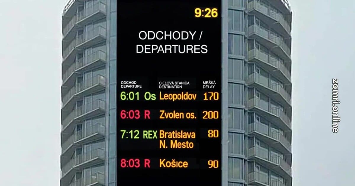 Bratislavská LED obrazovka vyvolala vlnu internetových reakcií