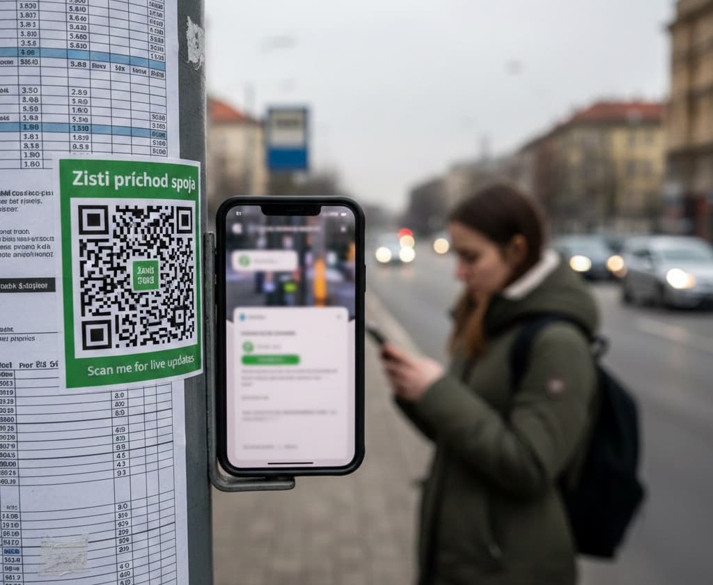 Tichá hrozba na zastávkach MHD: QR kódy môžu vybieliť váš účet
