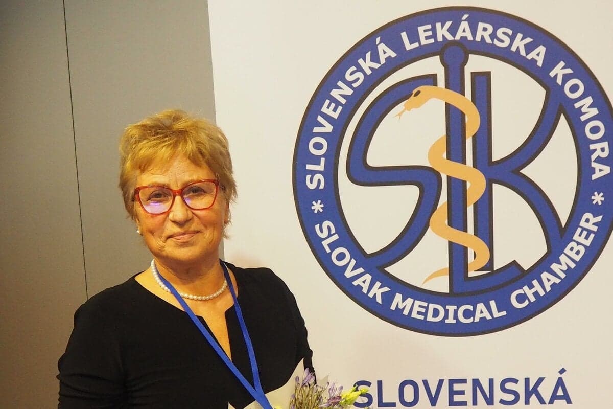 Valéria Vasiľová novou prezidentkou Slovenskej lekárskej komory