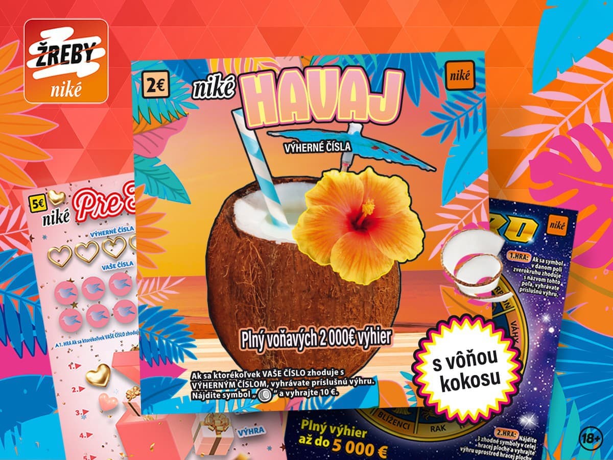 Niké predstavuje voňavý žreb Havaj s atraktívnymi výhrami
