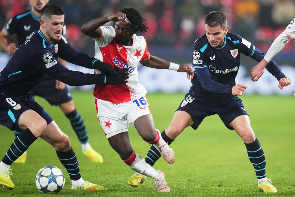 Slavia Praha remizovala s Athleticom Bilbao v Lige majstrov