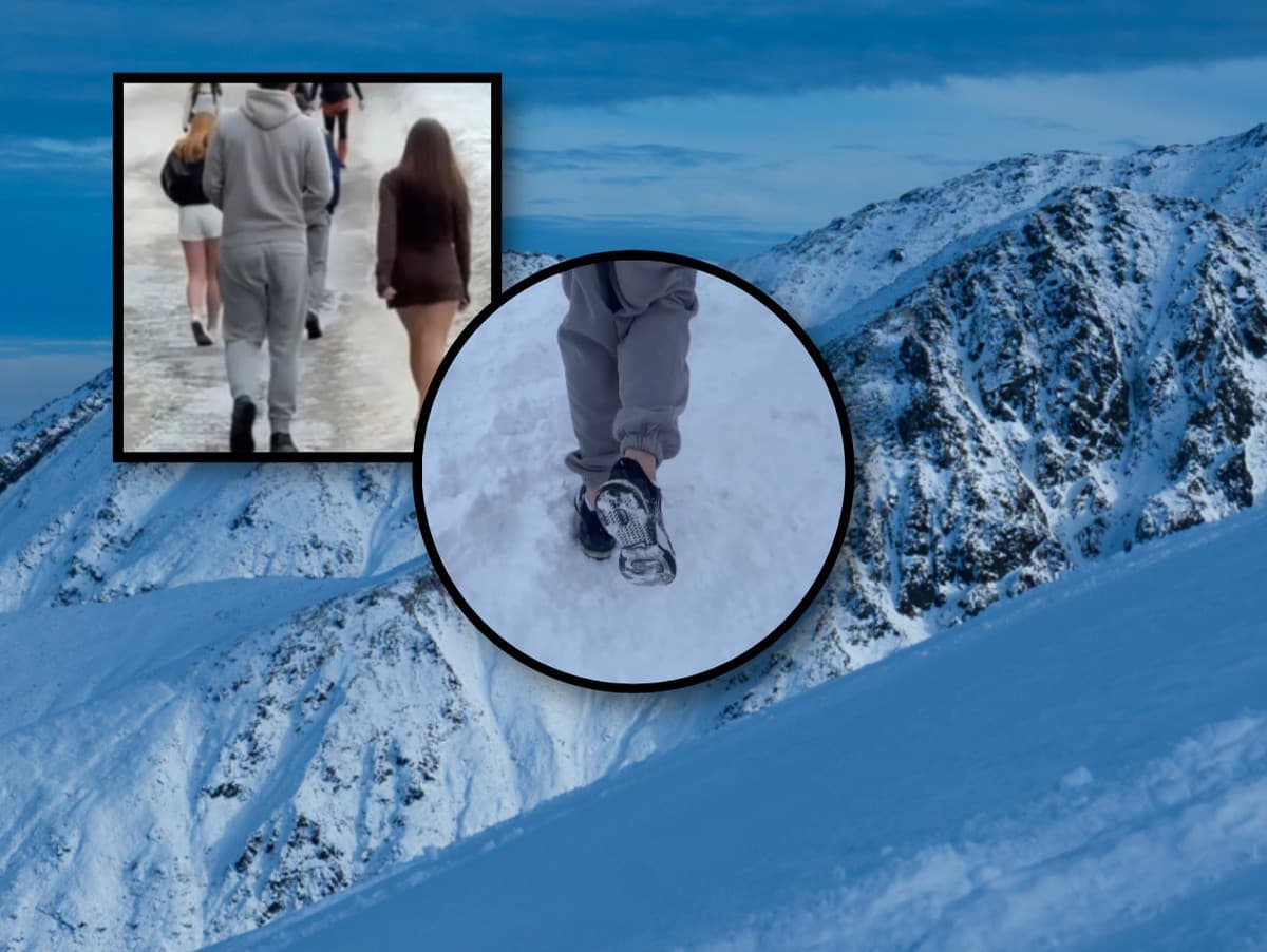 Zimné Tatry: Turisti v teniskách šokujú verejnosť